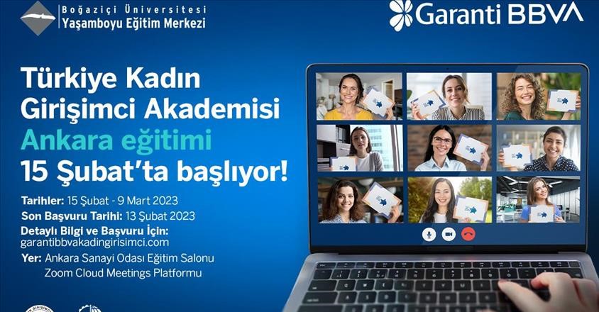 Garanti BBVA ve BÜYEM Türkiye Kadın Girişimci Akademisi'nin eğitimleri başlıyor