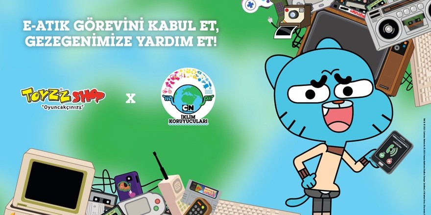 Cartoon Network, e-atıkları eğitim desteğine dönüştürdü