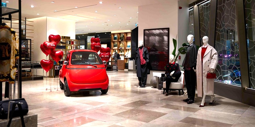 Microlino ile Sevgililer Günü Buluşması: Beymen Zorlu Center’da