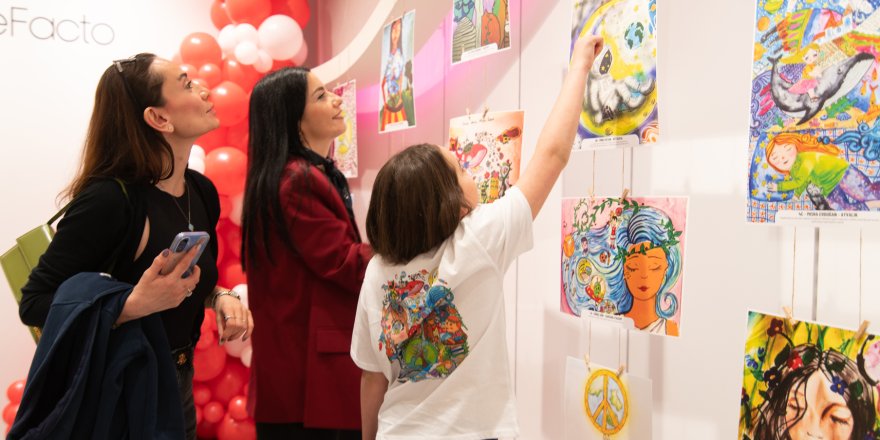 Çocukların Hayalleri Sergide Buluştu