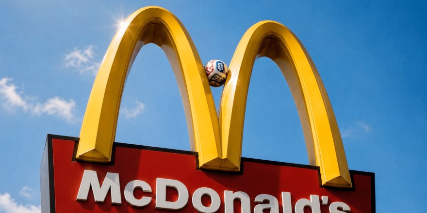 McDonald’s’ın Altın Kemerinde Futbol Topu Belirdi