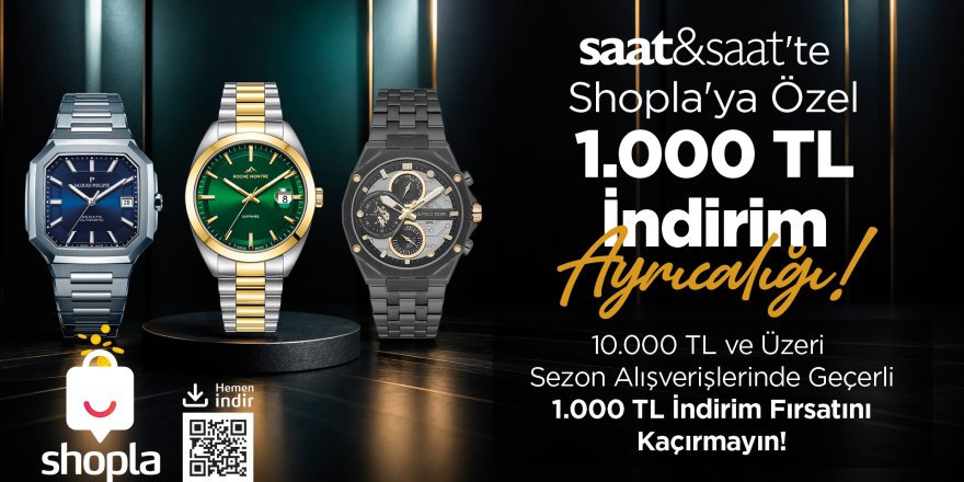 Burda AVM Ziyaretçilerine Saat&Saat Kampanyası