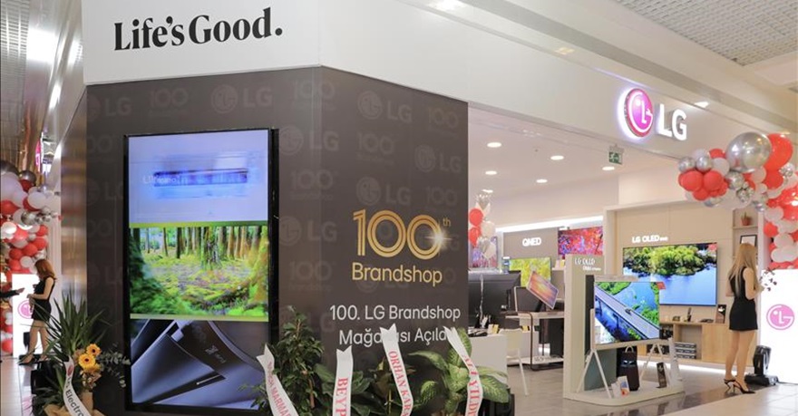 LG, Türkiye'deki 100'üncü mağazasını açtı