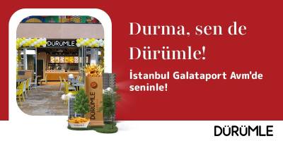 Dürümle Galataport AVM’de yeni restoranını açtı