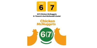 “67” (Altı-Yedi) Çılgınlığı Chicken McNuggets® ile Türkiye’de