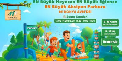 Aksiyon Parkuru Heyecanı M1 Konya AVM’de Devam Ediyor