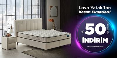 Lova Yatak’tan Büyük Kasım Fırsatları