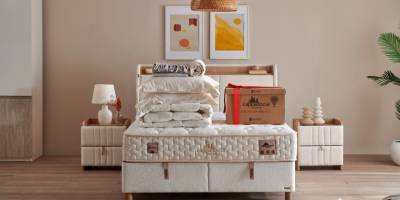 Bambi’den Cappadocia Natura çift kişilik yatak alana uyku seti hediye