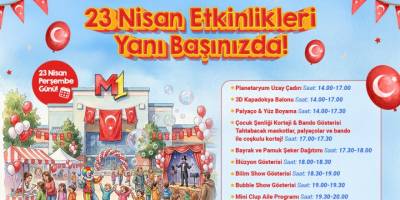 M1 Konya AVM’de 23 Nisan Coşkusu