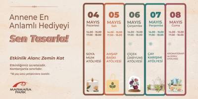 Marmara Park AVM’den Anneler Günü’ne Özel Yaratıcı Atölyeler