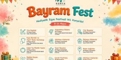 M1 Konya’da “Bayram Fest” Başladı