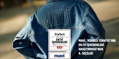 Mavi, ‘Forbes Türkiye’nin En İyi İşverenleri Araştırması’nda 4. seçildi!