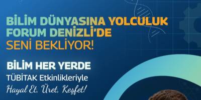 Forum Denizli'de TÜBİTAK Bilim Her Yerde Çocuk Şenliği