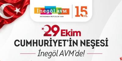 İnegöl AVM'de 29 Ekim Cumhuriyet Bayramı Coşkusu
