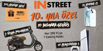 IN STREET’ten 10. Yıla Özel 10 Numara Çekiliş!