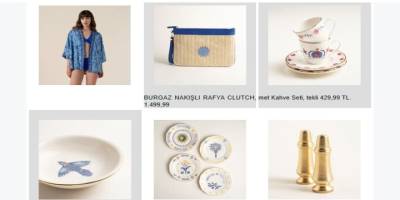 Zsa Zsa Zsu ile dekorasyonda mavi bir yaz